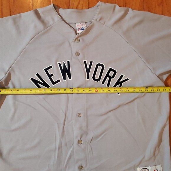 Vtg Derek Jeter Away Jersey New York Yankees Authentic Majestic Men Size XXL USA - Picture 8 of 13